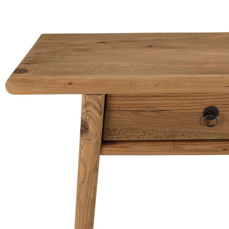 SANDY - Recycled Pine Console Table with 2 Drawers