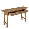 Console SANDY - Bois pin recyclé 2 tiroirs