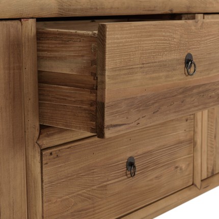 Meuble TV SANDY en pin recyclé 240cm