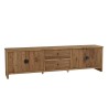 SANDY TV Stand - Recycled Pine Wood - 240cm Length