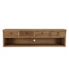 Meuble TV SANDY 4 tiroirs 1 niche 200cm bois pin recyclé
