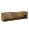 Meuble TV SANDY 4 tiroirs 1 niche 200cm bois pin recyclé