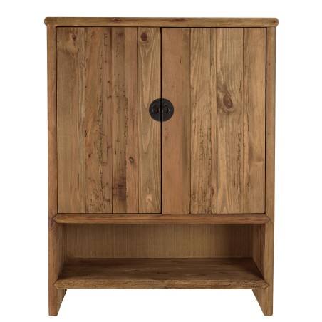 Buffet SANDY - Bois pin recyclé 2 portes 1 niche