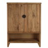 SANDY - Recycled Pine Wood Sideboard with 2 Doors and 1 Niche