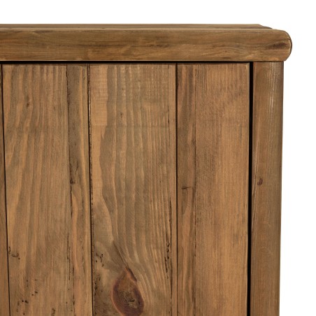 Buffet SANDY - Bois pin recyclé 2 portes 1 niche
