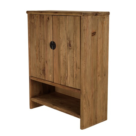 Buffet SANDY - Bois pin recyclé 2 portes 1 niche