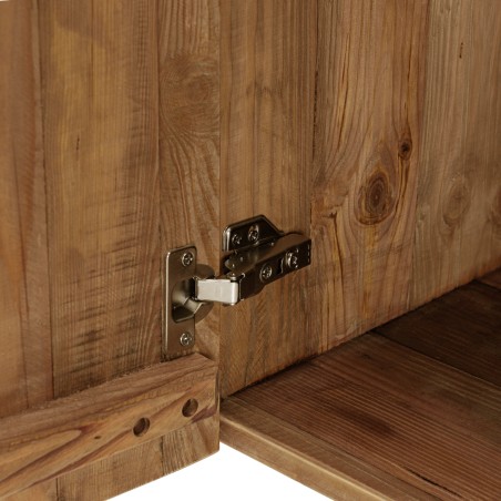 SANDY - Sideboard with 4 Doors Recycled Pine Wood | Functional and Elegant Storage Solution