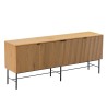 Buffet SCOTT 4 portes décor effet bois