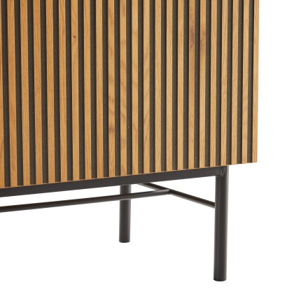 Meuble TV SCOTT 2 portes 2 niches