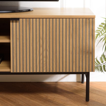 Meuble TV SCOTT 2 portes 2 niches