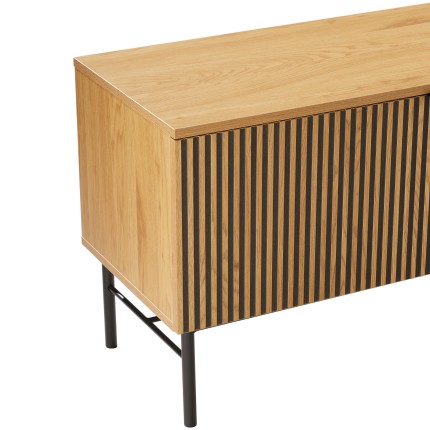 Meuble TV SCOTT 2 portes 2 niches