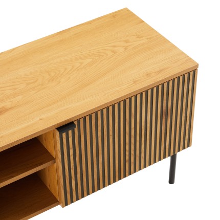Meuble TV SCOTT 2 portes 2 niches