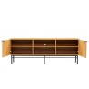 Meuble TV SCOTT 2 portes 2 niches