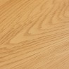 Table basse SCOTT - Décor effet bois et rainures noires