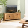 SANDY TV Stand - Recycled Pine Wood - 155cm - 2 Drawers & 2 Doors