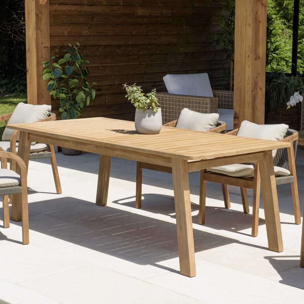 CELESTIN Acacia Garden Dining Table 200x95cm CELESTIN Acacia Garden Dining Table 200x95cm