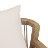 Lot de 2 fauteuils CELESTIN acacia/cordage synth. beige