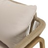 Celestin 5-Seater Garden Furniture Set in Acacia/Beige Rope