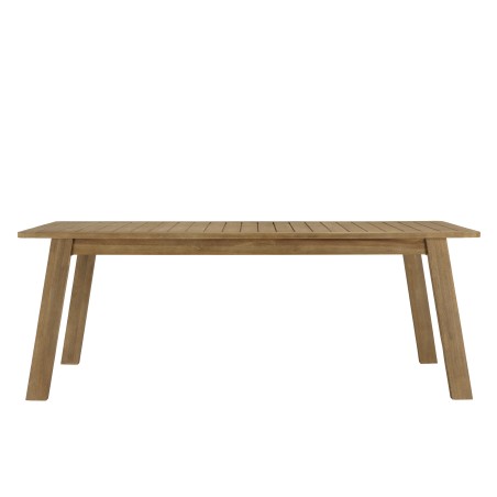 Salon de jardin CELESTIN en acacia et cordage beige