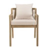 Celestin 6-Seater Garden Furniture Set in Acacia/Beige Rope