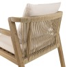 Celestin 6-Seater Garden Furniture Set in Acacia/Beige Rope