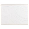 HOMER Wall Decoration 103x143cm White with Dots - Natural Frame
