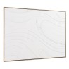 HOMER Wall Decoration 103x143cm White with Dots - Natural Frame