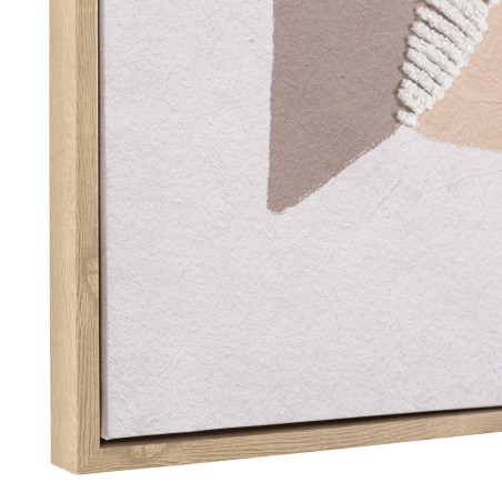 HOMER Wall Decoration 63x93cm Abstract Shapes No. 1 - Natural Frame