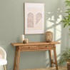 HOMER Wall Decoration 63x93cm Abstract Shapes No. 2 - Natural Frame
