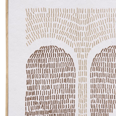 HOMER Wall Decoration 63x93cm Abstract Shapes No. 2 - Natural Frame