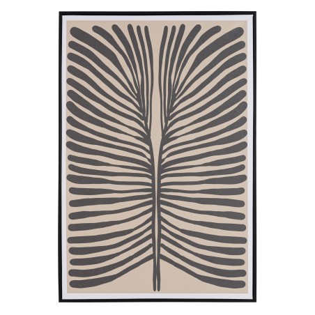 HOMER Wall Decoration A - Japanese Paper, Black Frame - 63x93cm