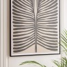 HOMER Wall Decoration A - Japanese Paper, Black Frame - 63x93cm