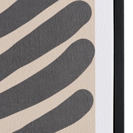 HOMER Wall Decoration A - Japanese Paper, Black Frame - 63x93cm