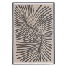 HOMER Wall Decoration B - Japanese Paper, Black Frame - 63x93cm