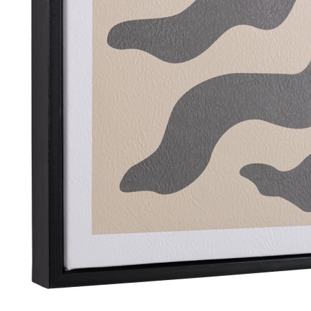 HOMER Wall Decoration C - 63x93cm Japanese Paper, Black Frame
