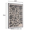 Décoration murale HOMER - Motifs floraux - 63x93cm