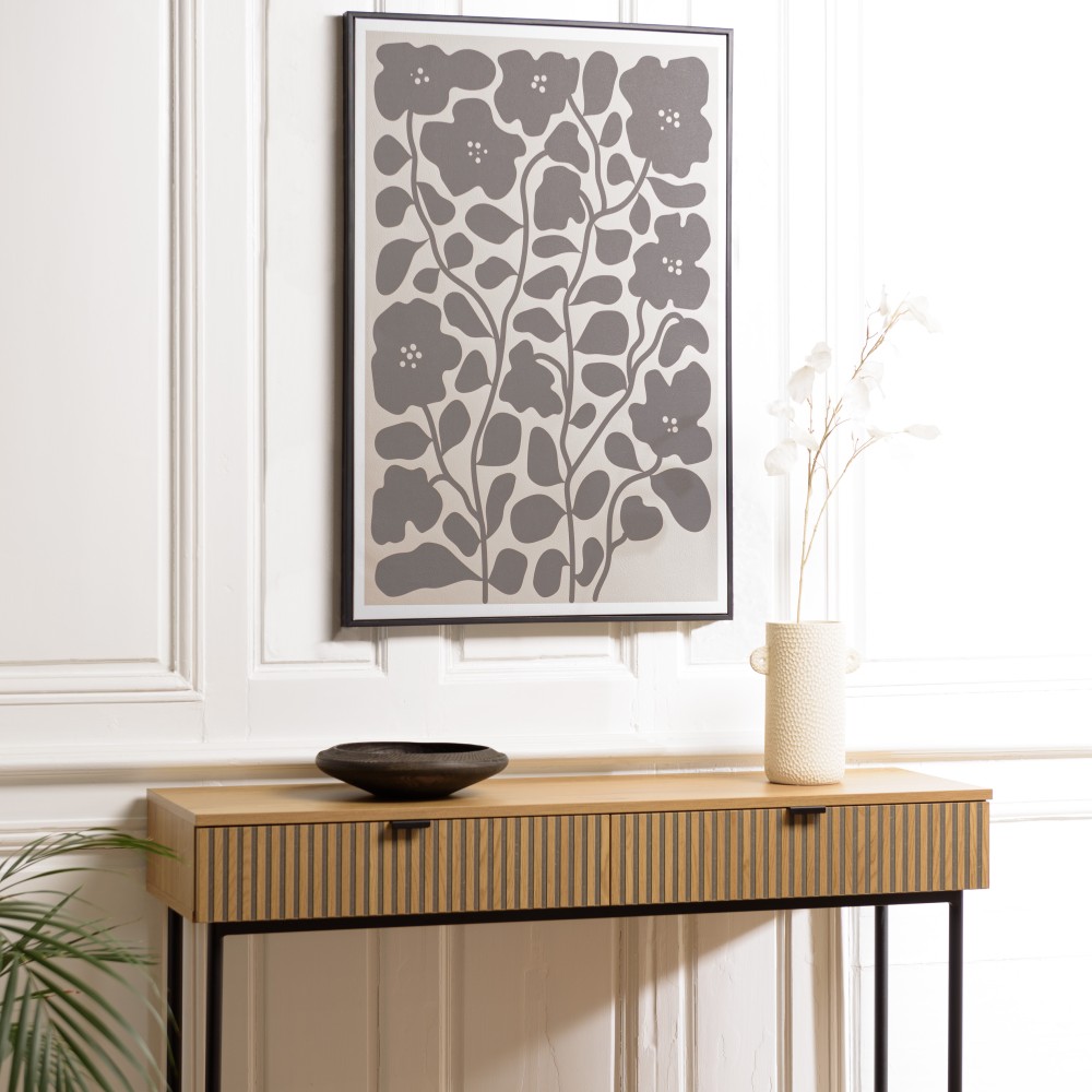 Décoration murale HOMER - Motifs floraux - 63x93cm Décoration murale HOMER - Motifs floraux - 63x93cm