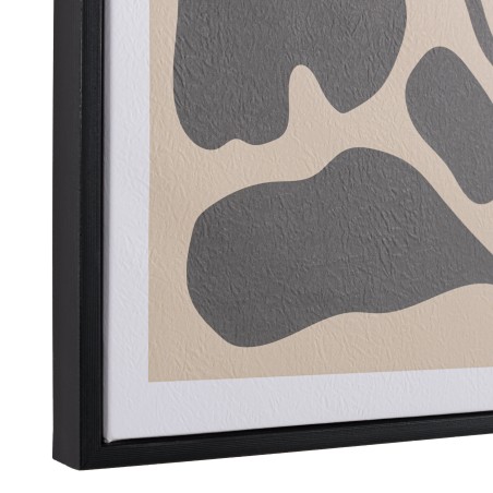 HOMER Wall Decoration - Japanese Paper, Black Frame - 63x93cm