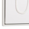 HOMER Wall Decoration - Abstract Lines 83x123cm, White Frame