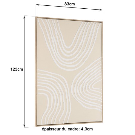 HOMER Wall Decoration A - Abstract Lines 83x123cm