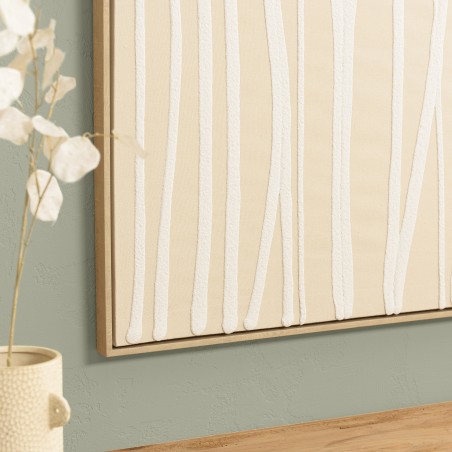 Décoration murale HOMER - Cadre naturel - 83x123cm
