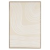 HOMER Wall Decoration C - Abstract Lines, Natural Frame - 83x123cm