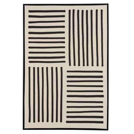 HOMER Wall Decoration A - Abstract Lines Black Frame 83x123cm