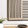 HOMER Wall Decoration A - Abstract Lines Black Frame 83x123cm