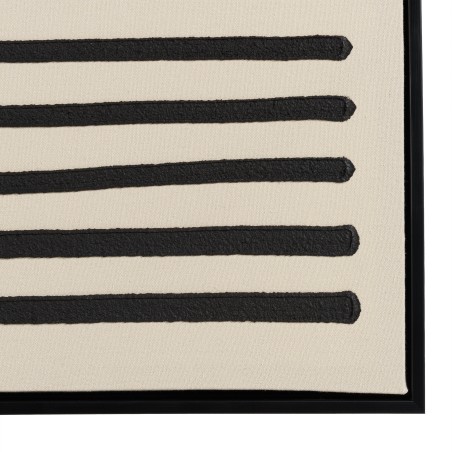 HOMER Wall Decoration A - Abstract Lines Black Frame 83x123cm