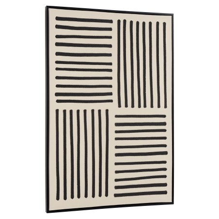 HOMER Wall Decoration A - Abstract Lines Black Frame 83x123cm