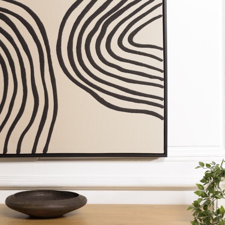 Décoration murale HOMER B - Lignes abstraites 83x123cm