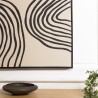 Décoration murale HOMER B - Lignes abstraites 83x123cm