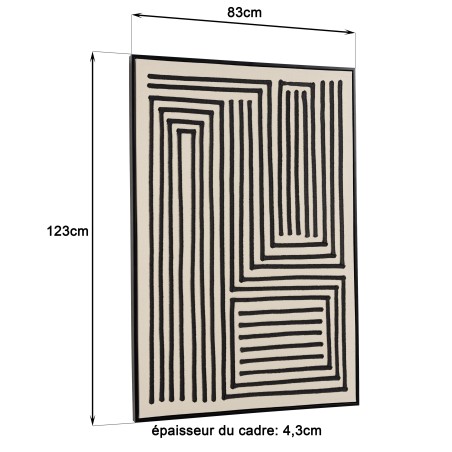 HOMER Wall Decoration C - 83x123cm Abstract Lines