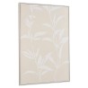 Décoration murale HOMER - Motifs fleurs n°2, cadre naturel 83x123cm